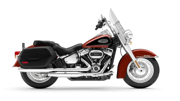 Harley Davidson Heritage Classic Red Rock and Vivid Black